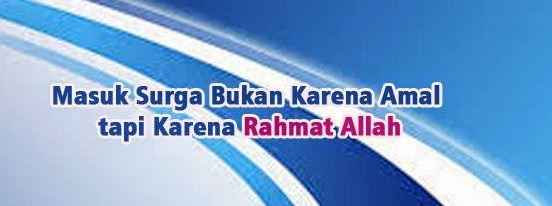 karena rahmat Allah